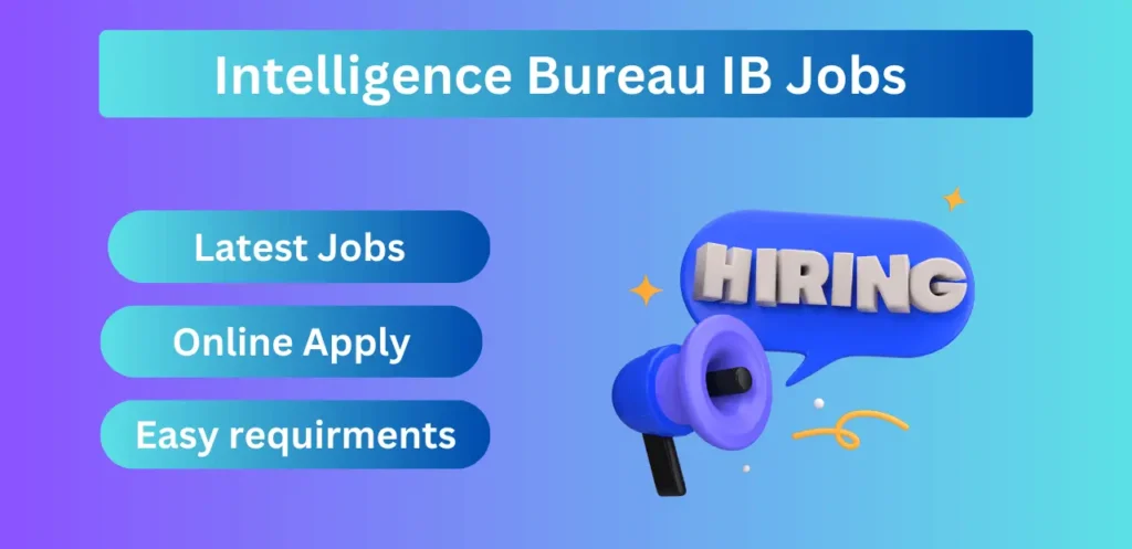 Intelligence Bureau IB Jobs 2024 Online Registration