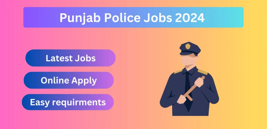 Punjab Police Jobs 2024 Matric Base (Online Apply)