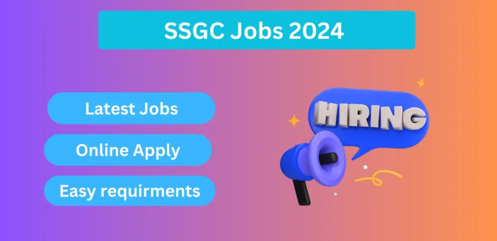 SSGC Jobs 2024 Online Apply